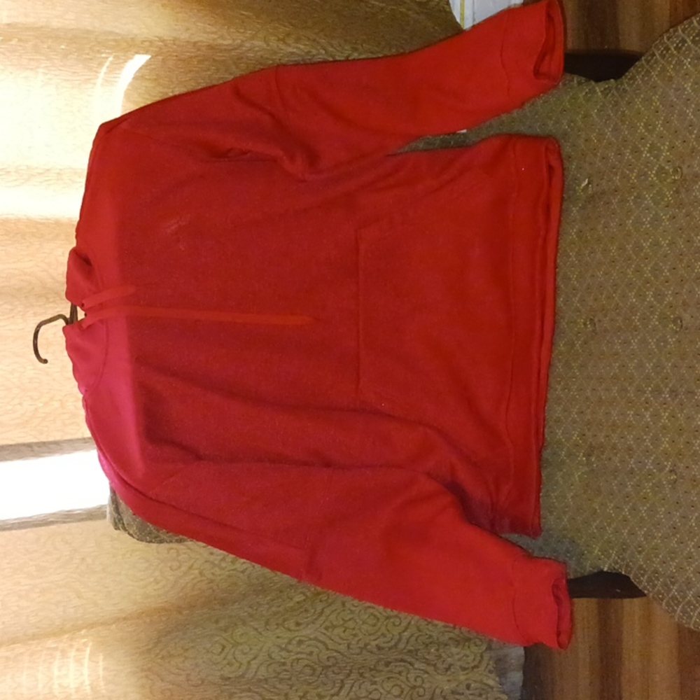 Men Medium Red Adidas Hoodie